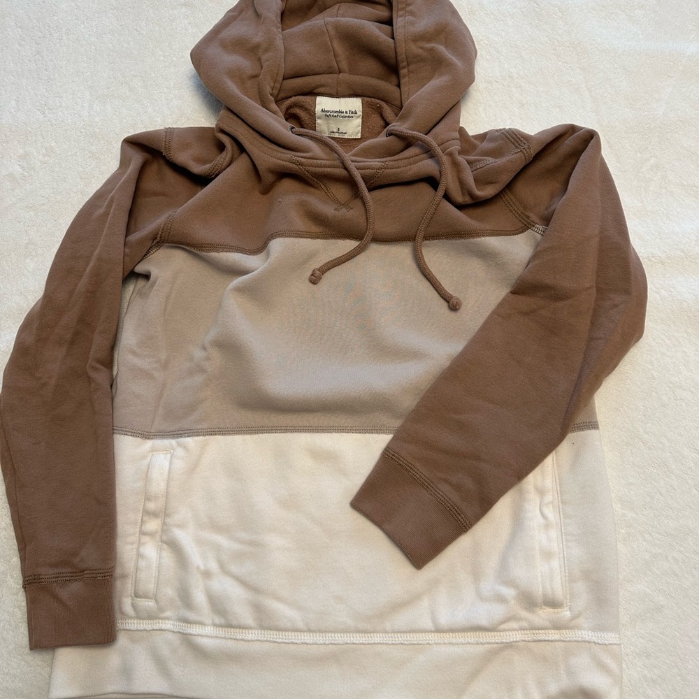Abercrombie & Fitch Colorblock Hoodie - Size Small